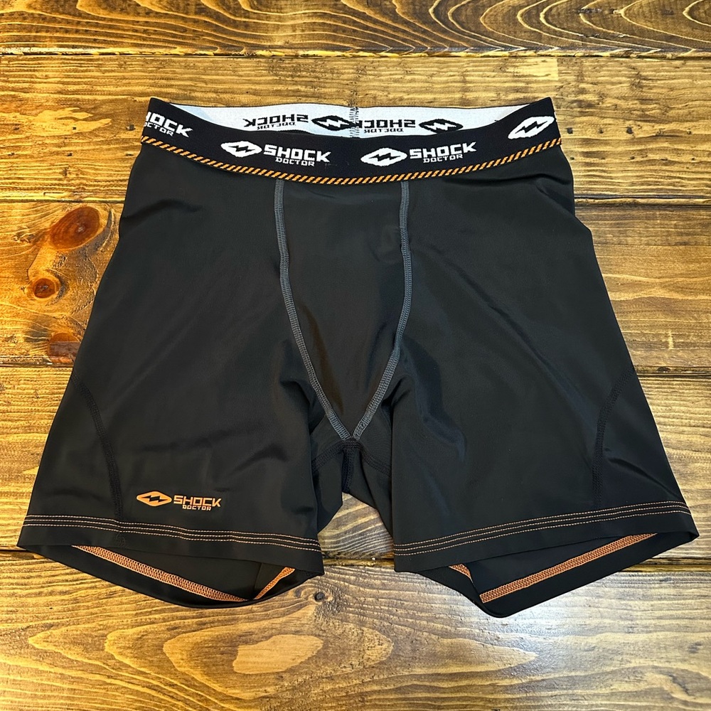 Men’s Shock Doctor Protection Compression Shorts Size X-Large